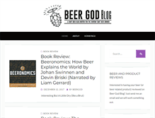 Tablet Screenshot of beergodblog.com